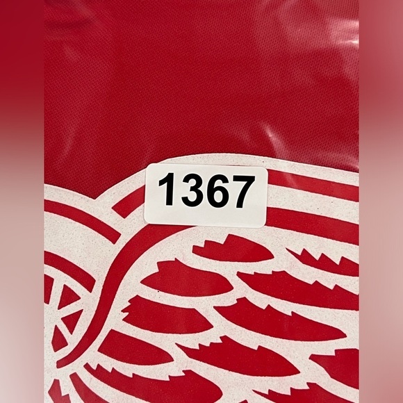 Official NHL Zetterberg Large Detroit Red Wings Authentic Adult Jersey EUC - Picture 8 of 9